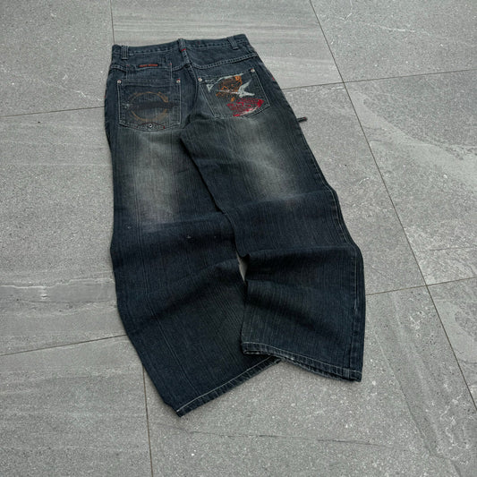 paco embroidered jeans - 30x29”