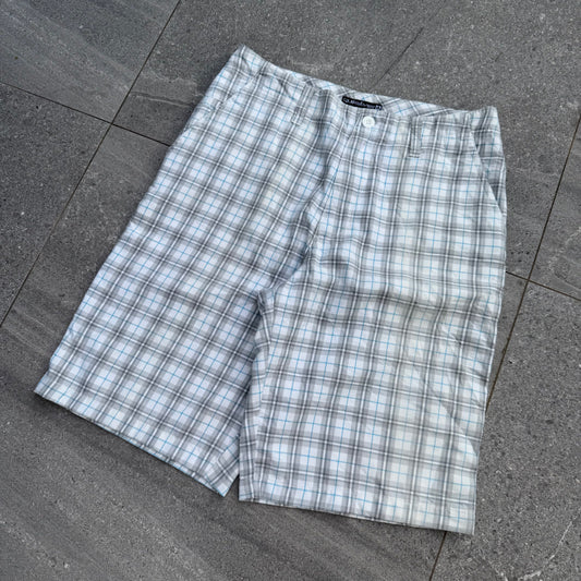 quiksilver plaid shorts - 30”