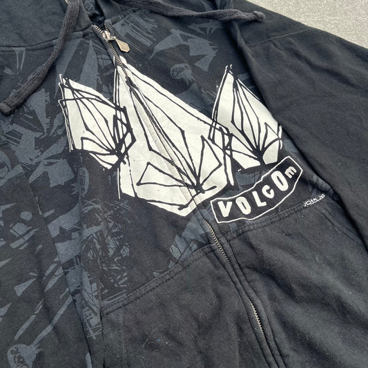 dohhhh tidy volcom logo zip - M