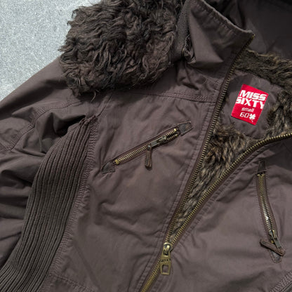 grail miss sixty jacket ((removable hood)) - women’s S