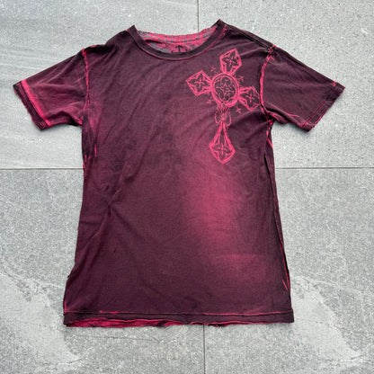 reversible affliction tee -M/L