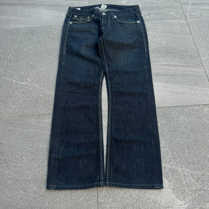 raw denim truey bootcuts - 36x33”