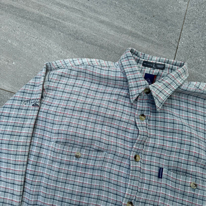 BEAUTIFUL 90s quiksilver textured shirt - L