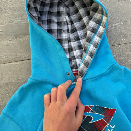 goddamn gorgeous oneill plaid hoodie - M