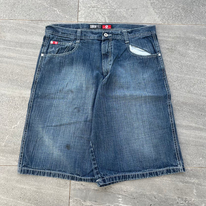 red tab jorts from heaven - 36x13”