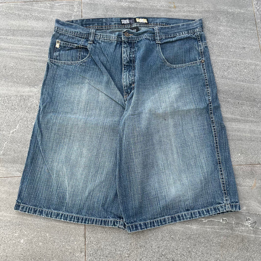 PERFECT gold tab jorts - 40x13.5”