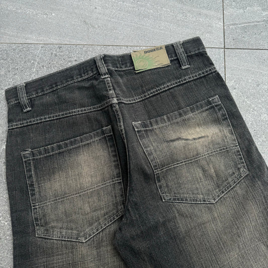 actually beautiful sand fade jorts - 34x13”