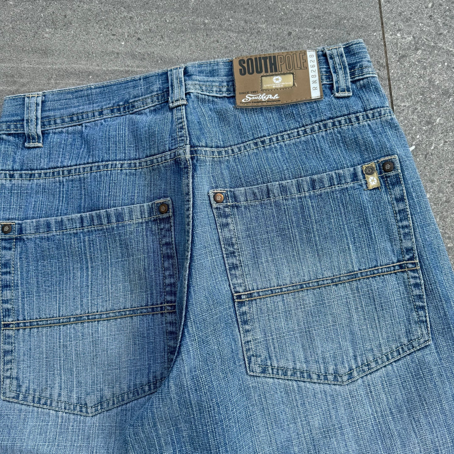 loooong southpole jorts - 32x18.5”