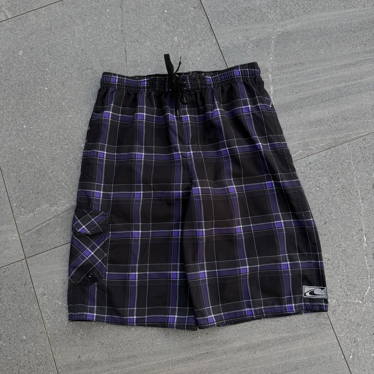 japanese oneill purple plaids - 34”