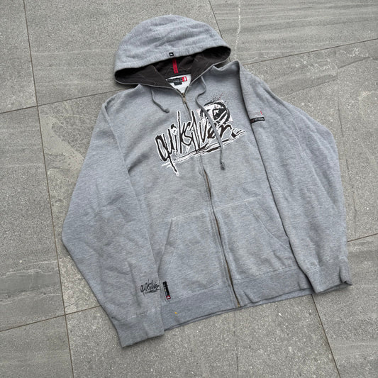 beautiful quiksilver zip - L