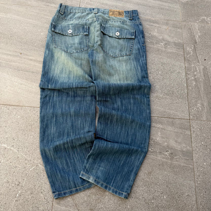 flap pocket southpole bootcuts (rare) - 36x30”