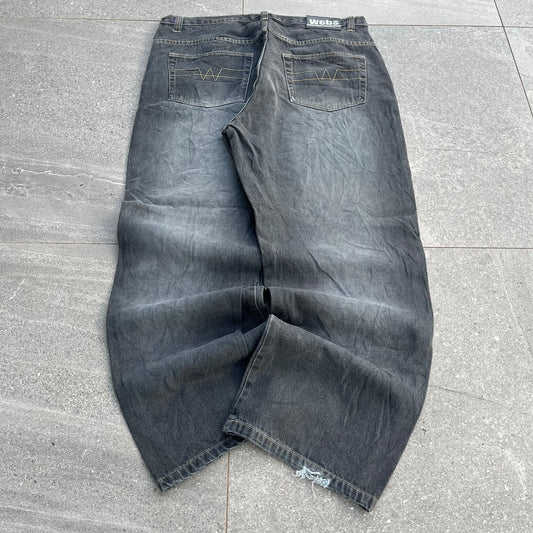 faded baggy webs - 36x30”