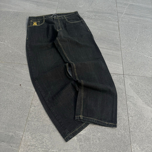 HARD AS FUCK RED APE JEANS - 36x33”