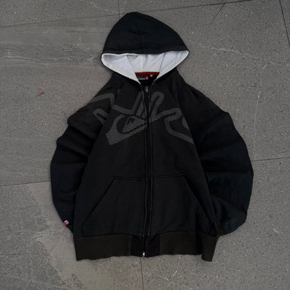 harddd quiksilver side hit spell out - M