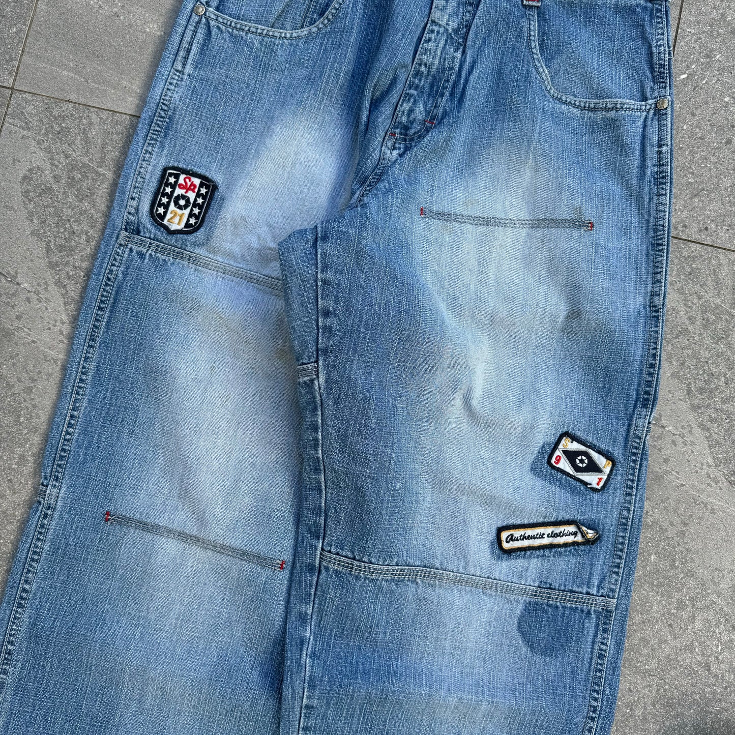 southpole patch jeans - 34x32”