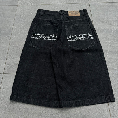 longggg southpole jorts - 32”