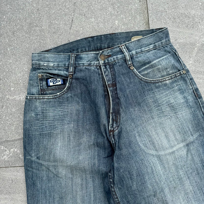 ughhh nicest fadeee pelle pelle jeans - 32x32”