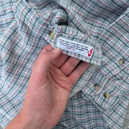 BEAUTIFUL 90s quiksilver textured shirt - L