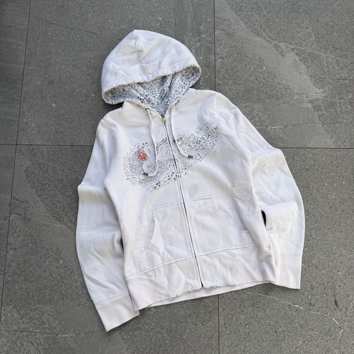 absolutely BEAUTIFUL reversible volcom hoodie 🐐 - womens M