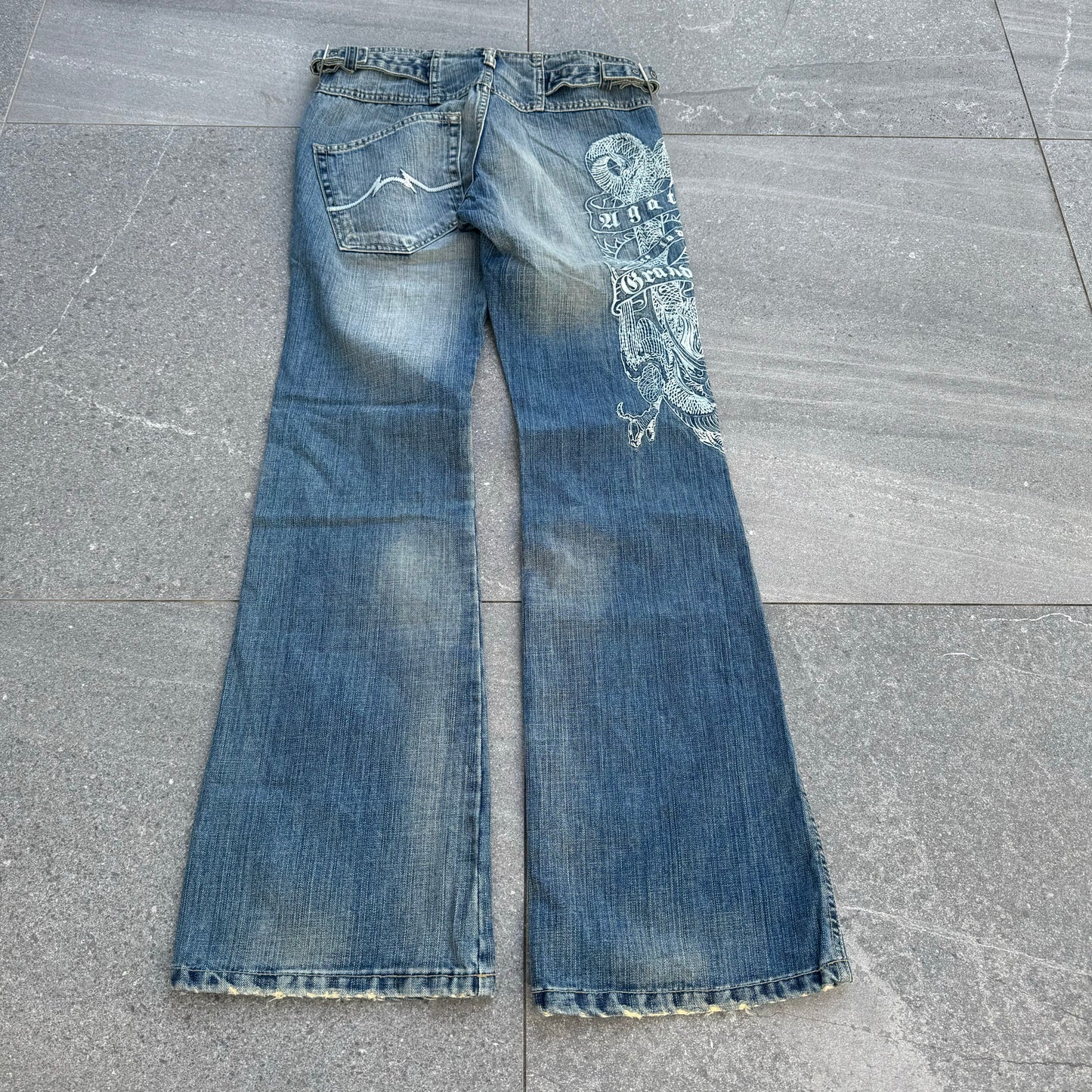 insane embroidered bootcuts - 30x33”