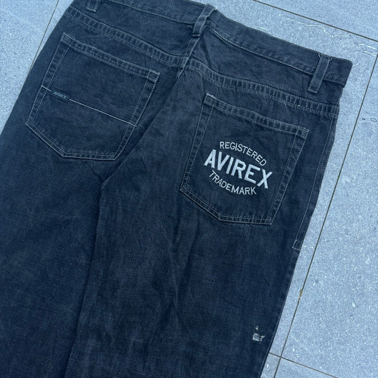 god tier avirex jeans - 40x33”