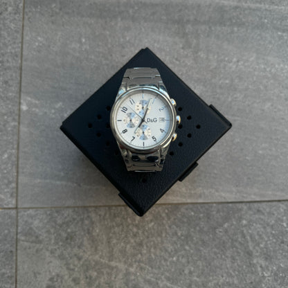 D&G steel watch
