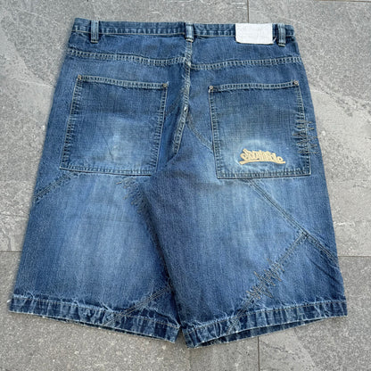 southpole panel jorts - 40x13.5”