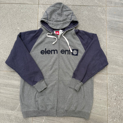 brimmed hood element zipup - L