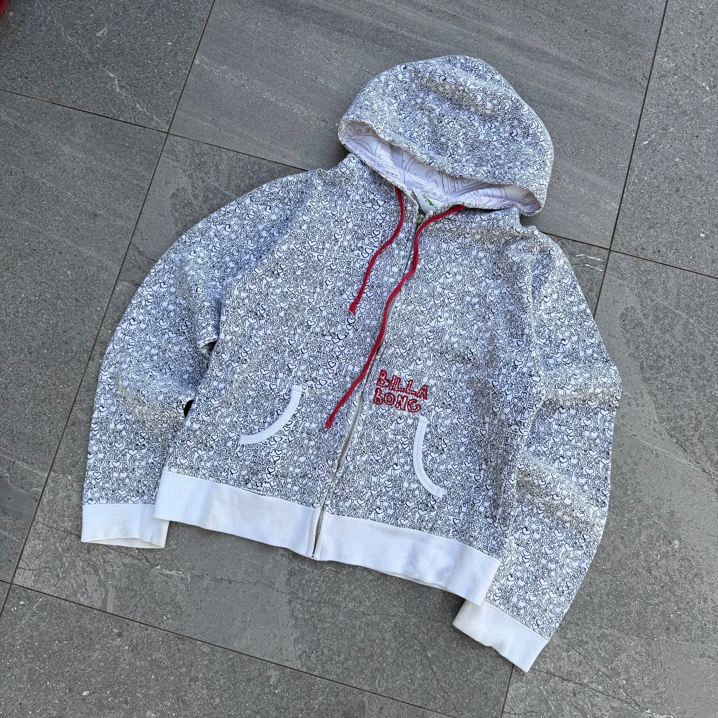 billabong sketch hoodie ❤️ womens M