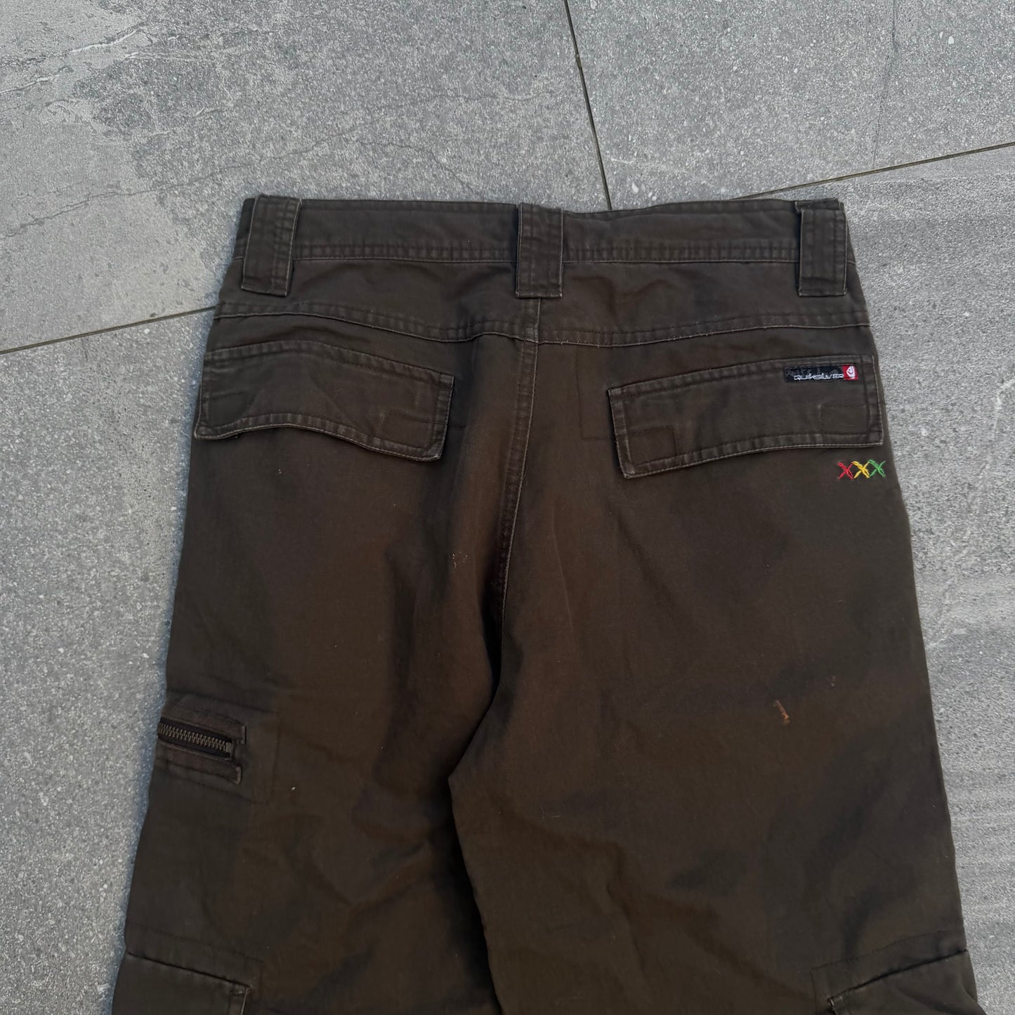 3/4 length quiksilver shorts - 34”