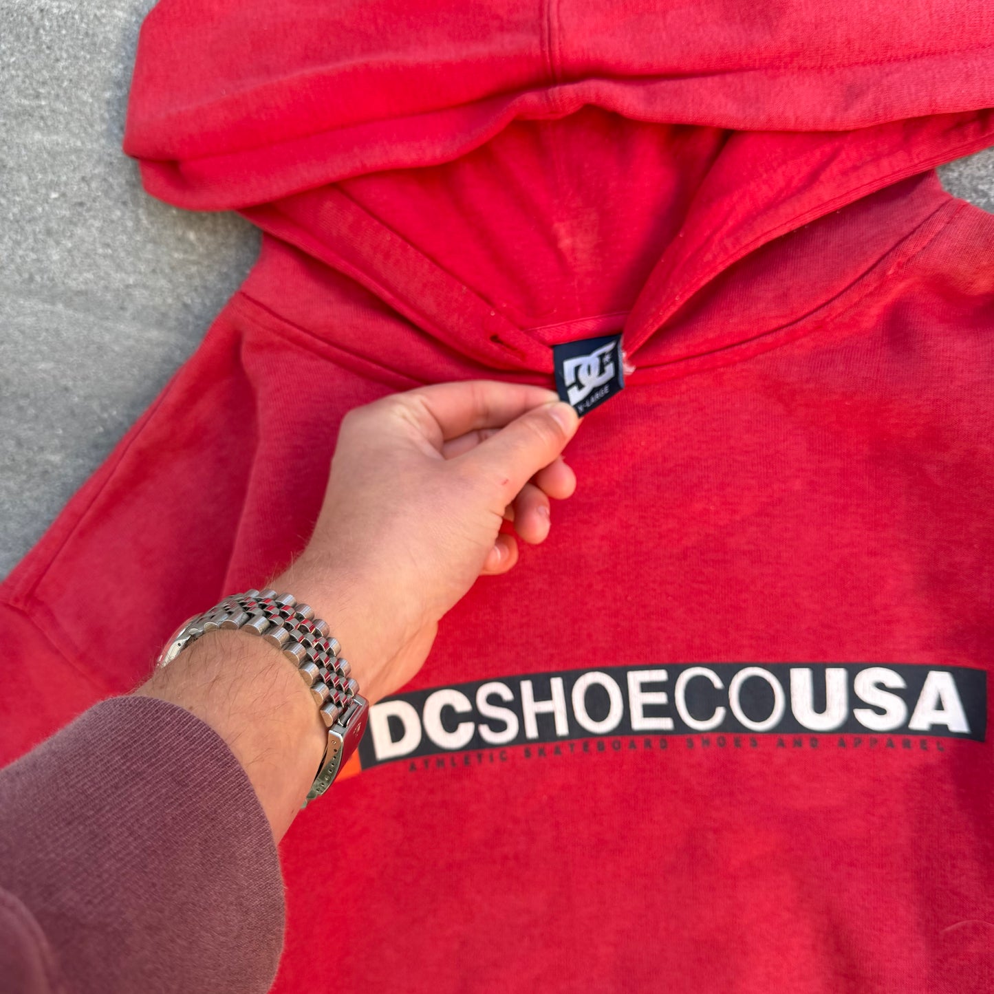 OG dc hoodie (goated fit) - L