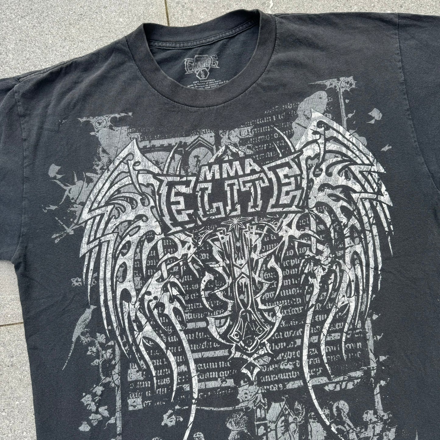 mma elite tee - L