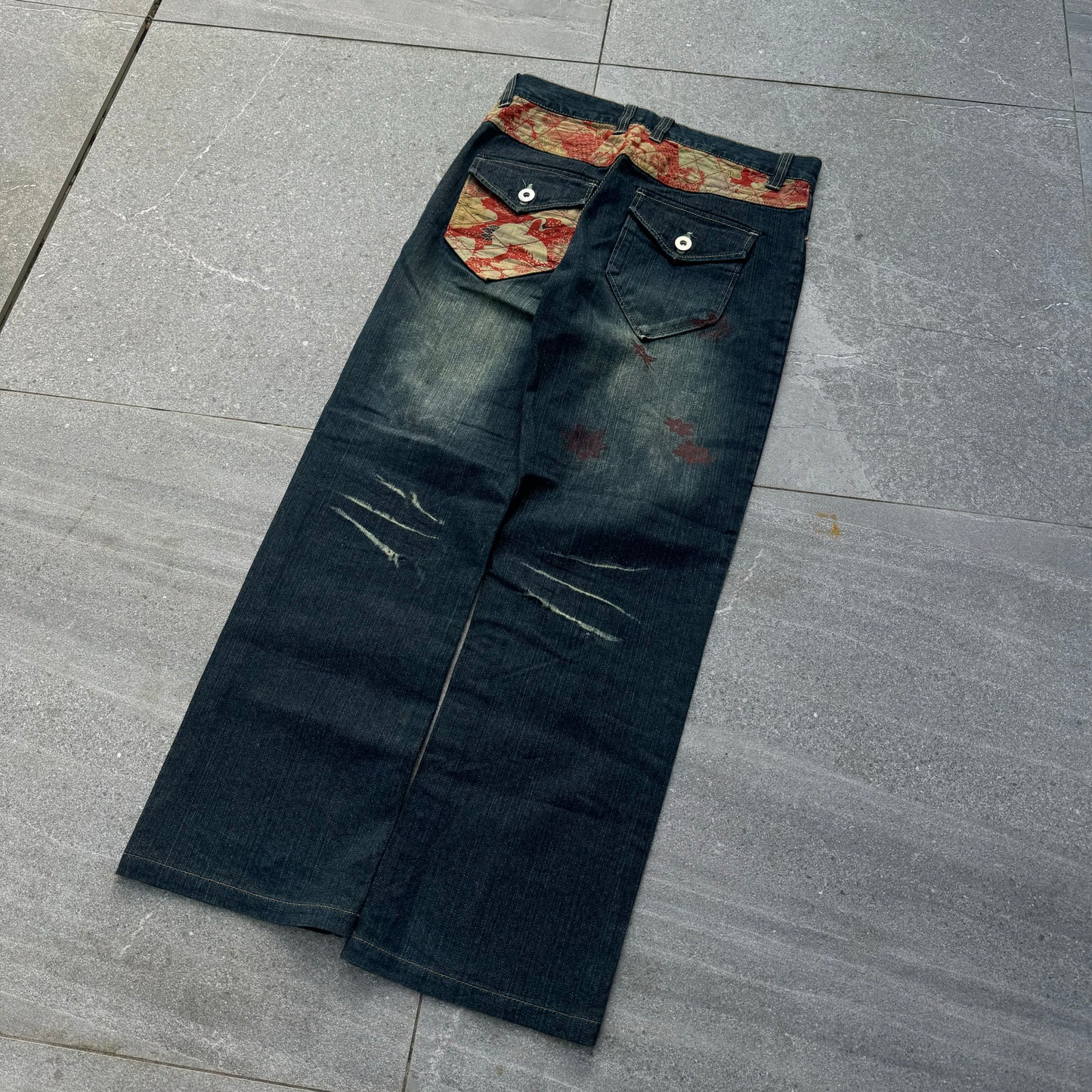 washed green japanese memory specials - 32x29”