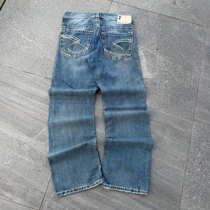 god spec silver bootcuts - 32x32”