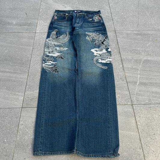 double hit dragons - 30x32”