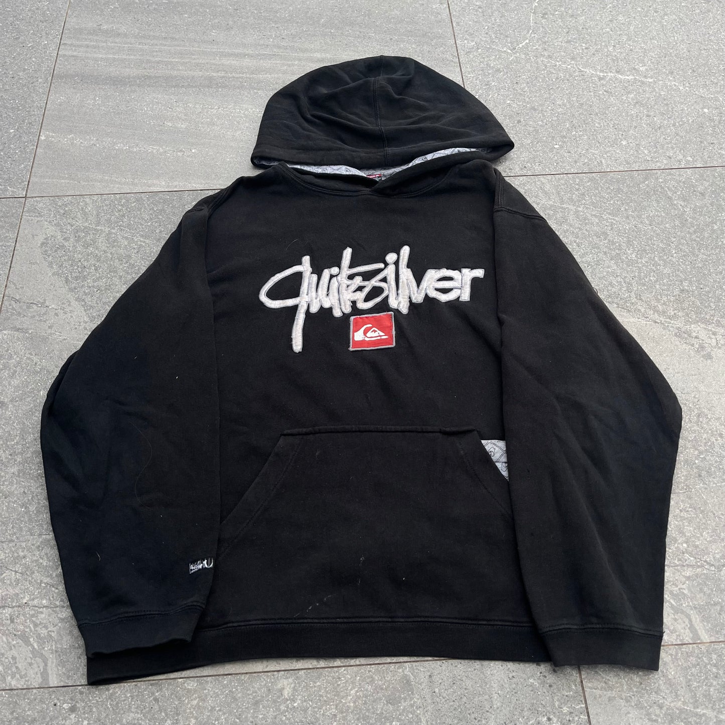 textbook quiksilver hoodie - M