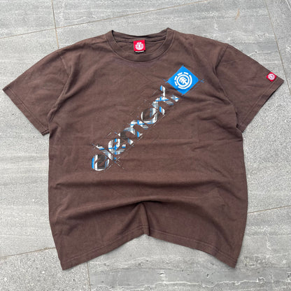 chocolate element plaid number - S