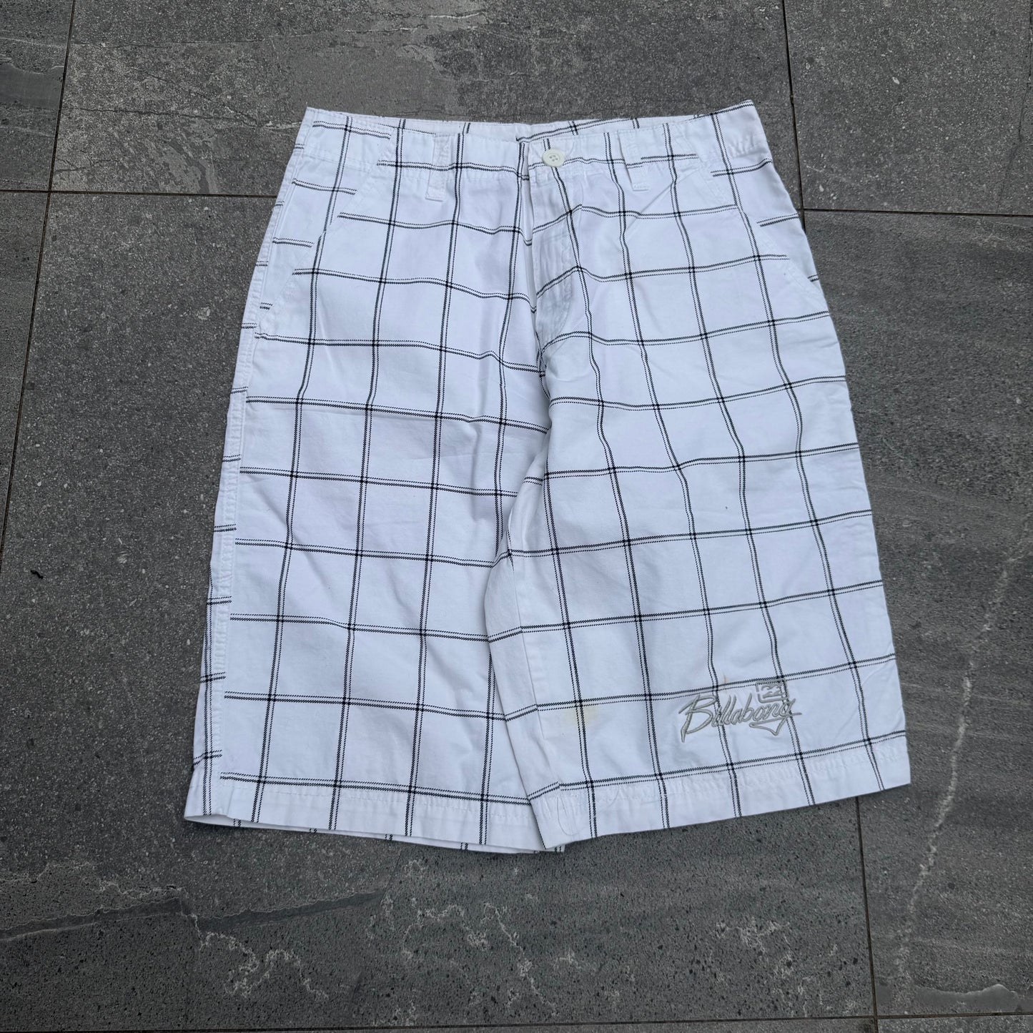 plaid hit billabong daily shorts (u can easily swim in these too) - 30”