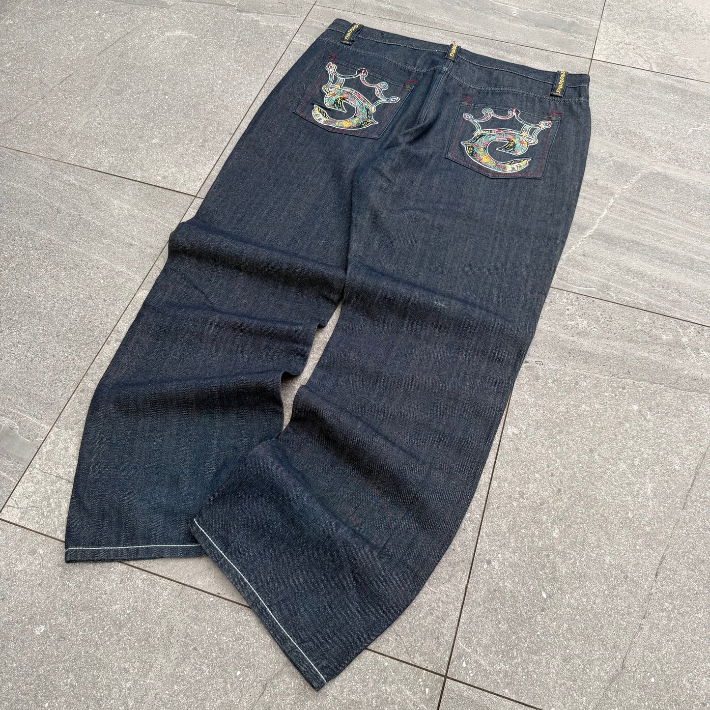 raw denim coogi grails - 42x34”