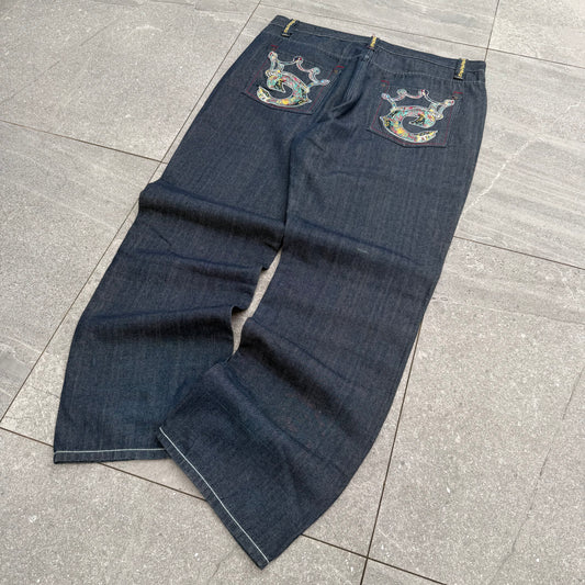 raw denim coogi grails - 42x34”