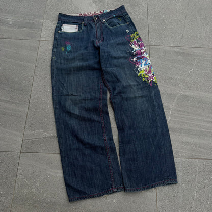 nuttttty ecko bootcuts - 32x30”