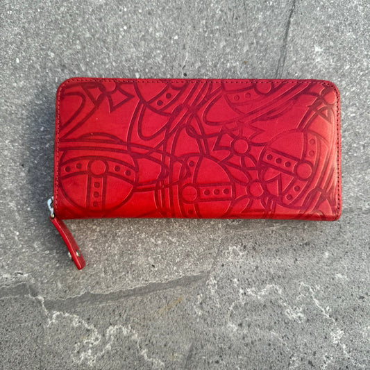 grail vivienne westwood debossed orb purse