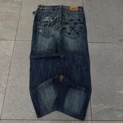 teamfull skull bootcuts - 34x29”