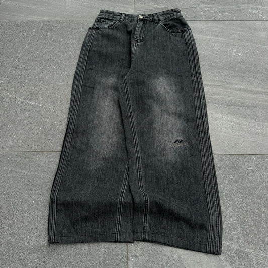 mason price stripe jeans - 27x25”