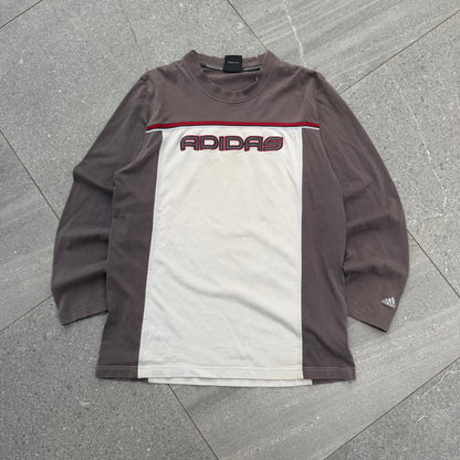 2000s adidas panelled shirt - M