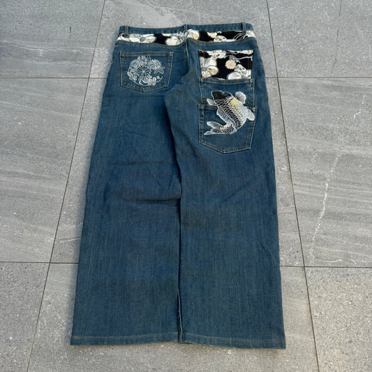 fine shyt koi jeans - 36x29”