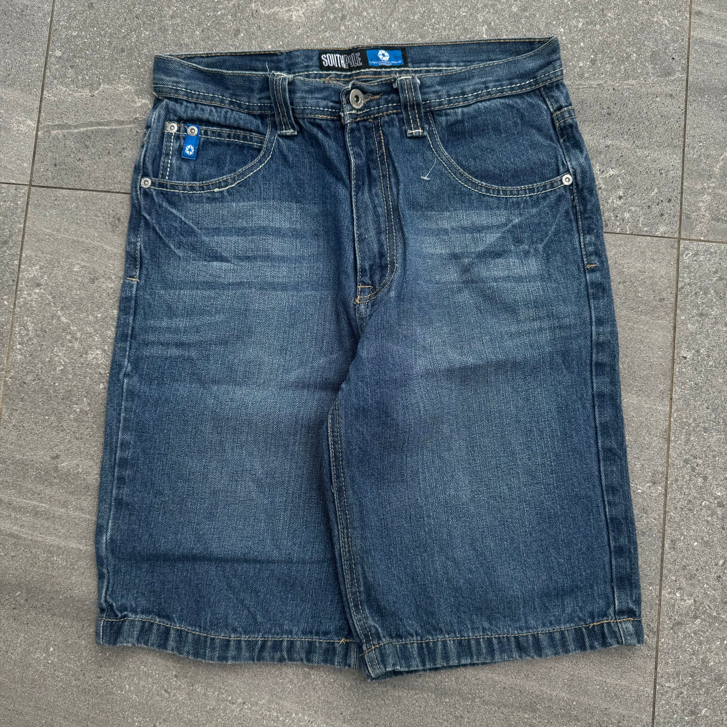 southpole blue tab jorts - 30x11”