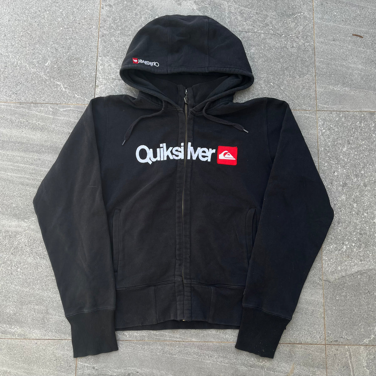 hoooolyyyyy fuck quiksilver snowboarding hoodie - S/M