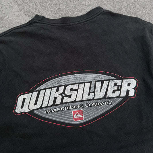 textbook quiksilver tee - S