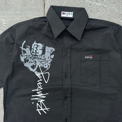 billabong script shirt - M